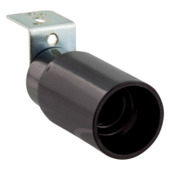 Handson lampfitting E14 haakse beugel zwart