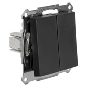 Schneider Merten System-M Serieschakelaar Antraciet