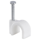 Handson Kabelclip Rond Wit 7 mm 25 Stuks