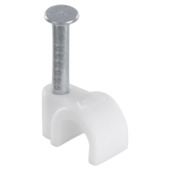 Handson Kabelclip Rond Wit 4 mm 25 Stuks