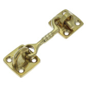 HANDSON kajuithaak 50mm vermessingd met sluitoog