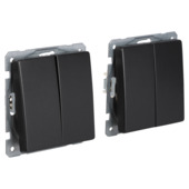 GAMMA Everest Serieschakelaar Antraciet