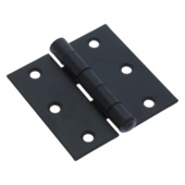 HANDSON Scharnier met vaste pen 60x60 mm zwart - 2 stuks