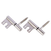 Handson Inboorpaumelle vernikkeld voor Hörmann kozijnen 2 stuks