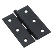 HANDSON Scharnier met vaste pen 60x46 mm zwart - 2 stuks