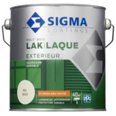 Sigma Exterieur buitenlak zijdeglans RAL 9010 2,5 liter