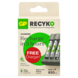 GP ReCyko oplaadbare batterijen AAA 850 mAh 4 stuks + gratis lader