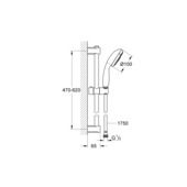 Grohe Doucheset Vitalio Start met Glijstang 3 Douchestanden