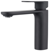 Atlantic wastafelkraan Iven zwart