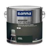 GAMMA muurverf carbon mat 2,5 liter