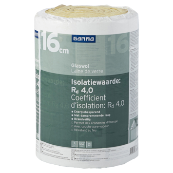 bang te binden Sluimeren GAMMA | GAMMA glaswol 16 cm 3,0 m² Rd 4,0 kopen? | plafondisolatie