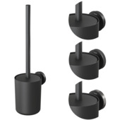 Tiger Orion Toiletborstel met houder hangend - Zwart