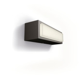 Philips Stratosphere led-buitenwandlamp 4 W 800 lumen antraciet smal