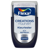 Flexa Creations muurverf kleurtester mat icy refresh 30 ml