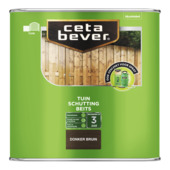 CetaBever Schuttingbeits transparant donkerbruin 2,5 liter