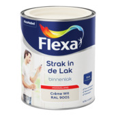 Flexa Strak in de Lak binnenlak hoogglans RAL 9001 crème wit 750 ml