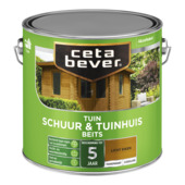 CetaBever Tuinbeits Schuur & Tuinhuis zijdeglans transparant licht eiken 2,5 liter