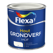 Flexa hout mdf grondverf wit 250 ml