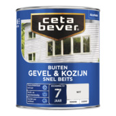 CetaBever Snelbeits Gevel & Kozijn zijdemat dekkend wit 750 ml