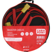 Carpoint startkabel 500A met gele veiligheidsplug met polariteitsaanduiding