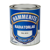 Hammerite radiatorlak RAL 9010 gebroken wit hoogglans 750 ml