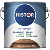 Histor Perfect Base grondverf buiten hout wit 2,5 liter