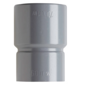 Martens verloopstuk PVC grijs 1x lijmverbinding 70x60 mm