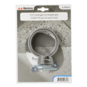 Martens PVC buisbeugel met draadpen Ø 70 mm grijs 2 stuks