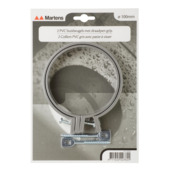 Martens PVC buisbeugel met draadpen Ø 100 mm grijs 2 stuks