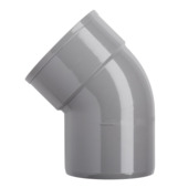 Martens bocht 45° grijs 1x lijmverbinding 110 x 110 mm