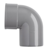 Martens bocht 90° PVC grijs 1x lijmverbinding 125x125 mm