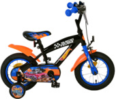 Hot Wheels kinderfiets zwart 12 inch