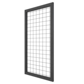 Gaaspaneel verzinkt 180 x 90 cm