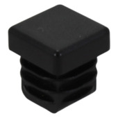 HANDSON meubeldop vierkant 15x15mm zwart 4 stuks