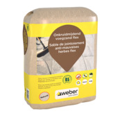 Weber Beamix onkruidmijdend voegzand flex naturel 15 kg