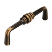 Greep Nicole messing antiek 105mm