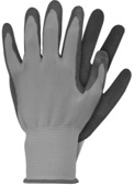Werkhandschoen latex grijs S