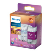 Philips LED spot GU10 35W 2 stuks warmglow dimbaar