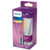 Philips LED edison E27 60W filament helder niet dimbaar