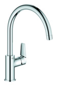GROHE keukenkraan Start Edge met C-uitloop chroom
