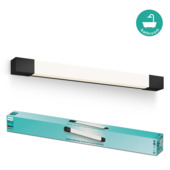 Philips Rover wandlamp vierkant 10 W IP44 zwart