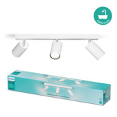 Philips Idris opbouwspot 3×5 W IP44 wit