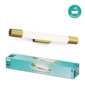 Philips Rover wandlamp rond 5 W IP44 messing