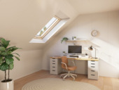 Agnes plafondplaat wit fijn stuc 1200 x 600 x 12 mm 4 stuks