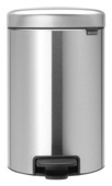 Brabantia NewIcon Prullenbak - 12 l - Matt Steel
