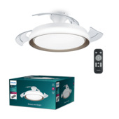 Philips Bliss LED plafondlamp met ventilator goud
