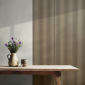 Lattenwand Melbourne 260x52cm licht eiken, dikte 9,7mm los