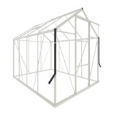 Royal Well Kate II kweekkas full option aluminium wit 4,83 m²