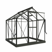 Royal Well Mary I kweekkas aluminium groengrijs 4,71 m²