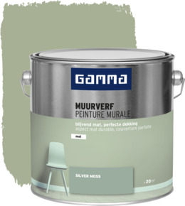 GAMMA muurverf silver moss mat 2,5 liter